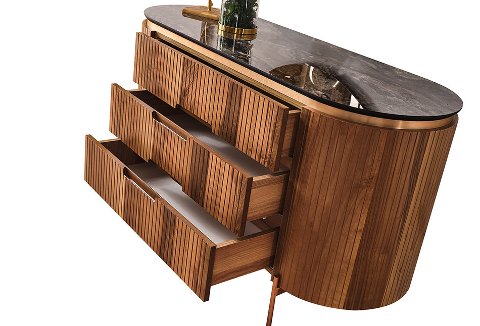 Tesla ceviz schminktisch