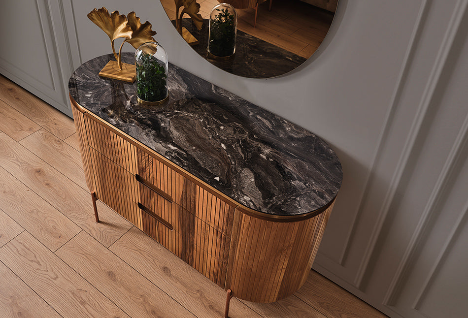 Tesla ceviz schminktisch