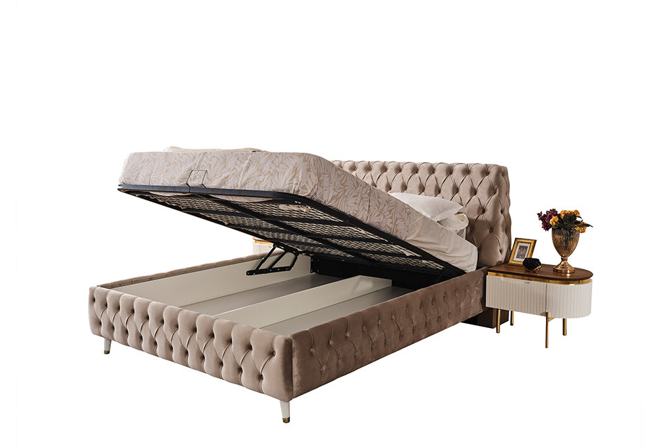 Tesla ecru 6 türig kleiderschrank