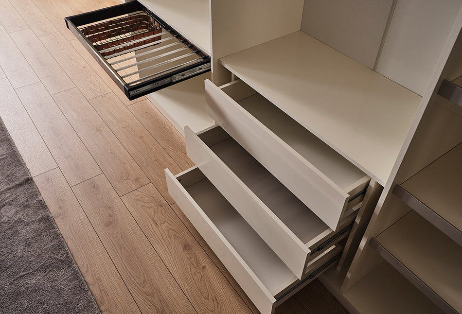 Tesla ecru 6 türig kleiderschrank