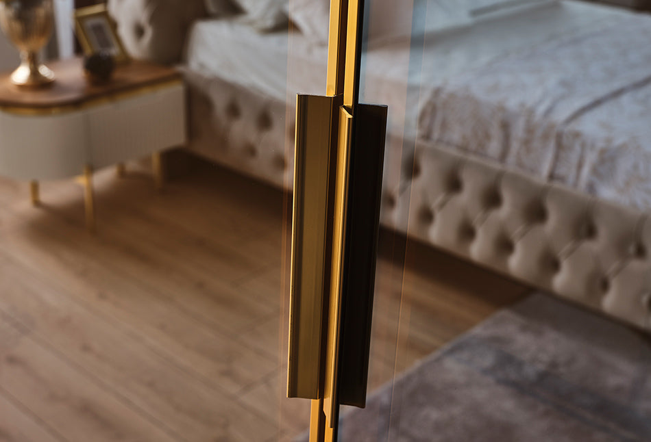 Tesla ecru 6 türig kleiderschrank