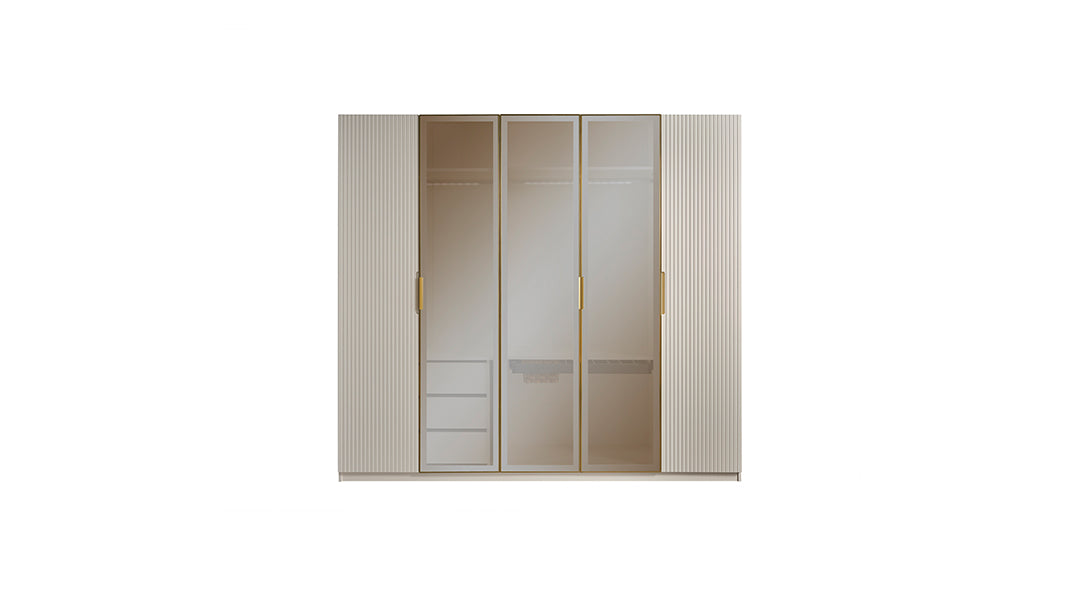 Tesla Luxury Plus 5 türig kleiderschrank