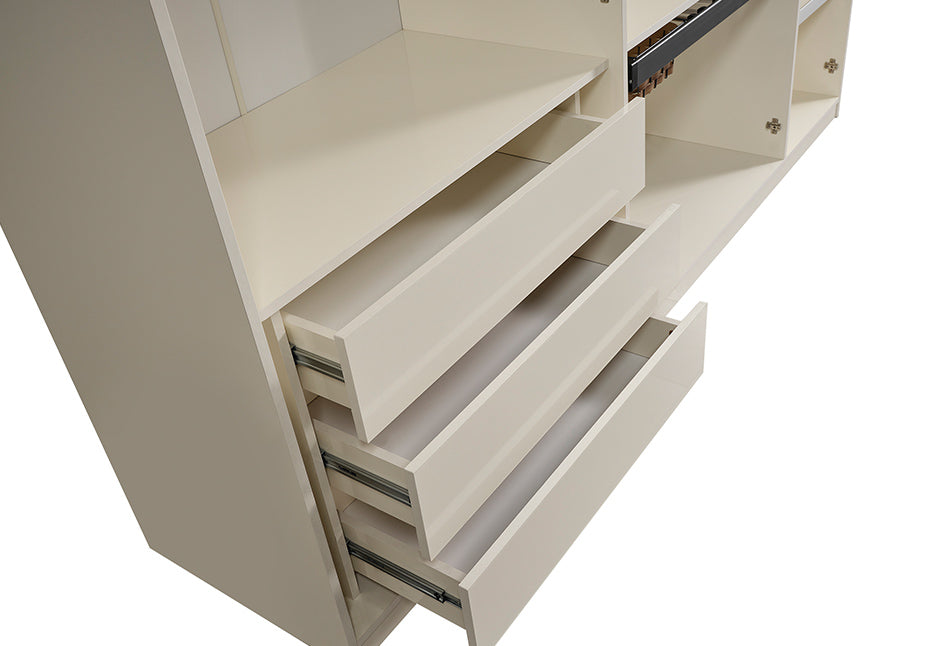 Tesla Luxury Plus 5 türig kleiderschrank